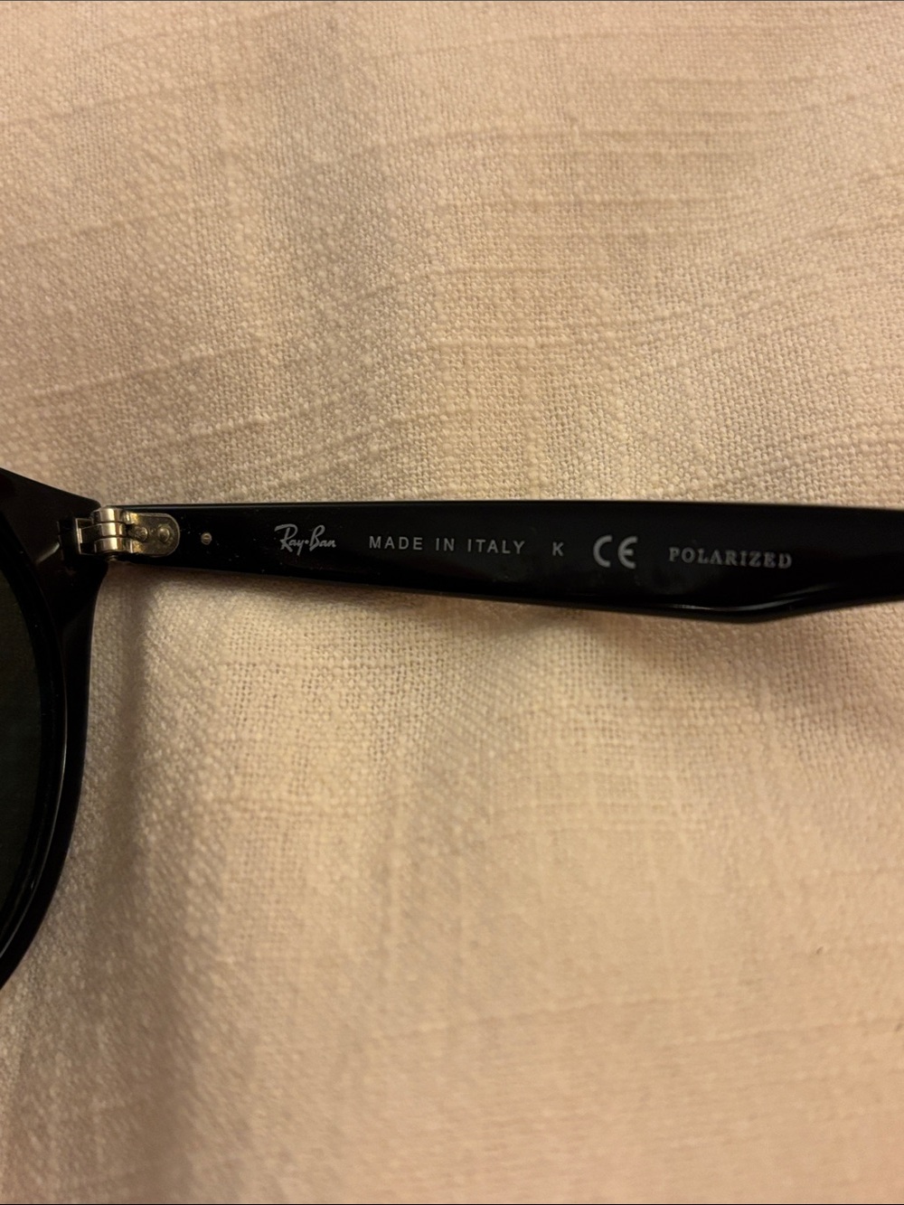Ray-Ban Black Frame Sunglasses with Dark Green Lenses - Picture 4 of 5